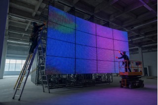 Установка LED экранов
